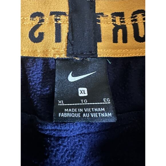 Men's Nike Therma Fit Training Joggers size XL Blue Green Fleece Swoosh - Picture 6 of 12